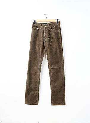 Pantalon droit tissage velours taille normale marron CAMEL ACTIVE homme