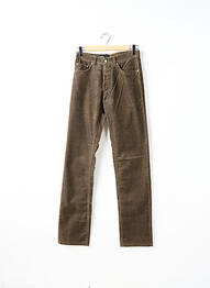Pantalon droit tissage velours taille normale marron CAMEL ACTIVE homme