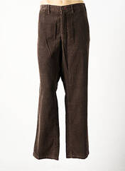 Pantalon droit marron KUDIS BRAND pour homme seconde vue
