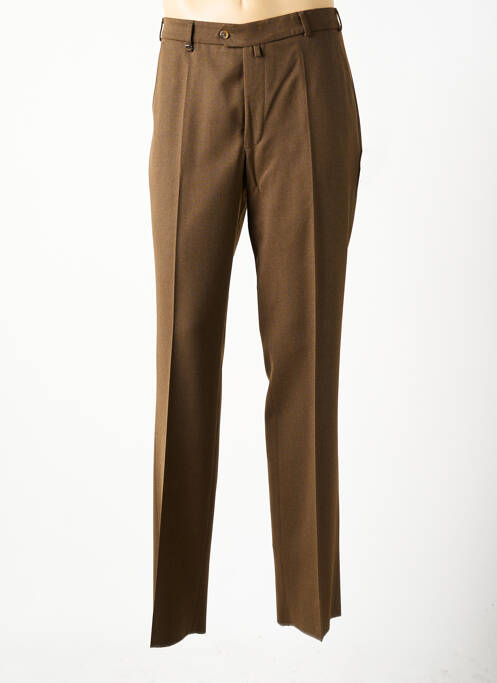 Pantalon droit marron KLOTZ pour homme