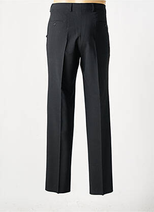 Pantalon droit taille à pinces taille normale noir DIPLOMATE homme