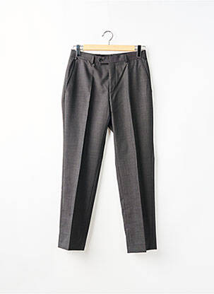 Pantalon droit tissage chiné taille normale gris DIGEL homme