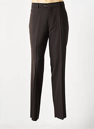 Pantalon droit marron DIPLOMATE pour homme