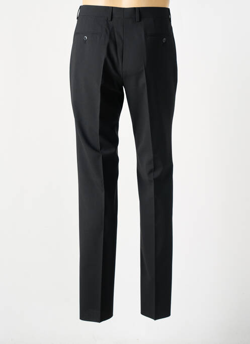 Pantalon droit noir LUCAS DELLI pour homme