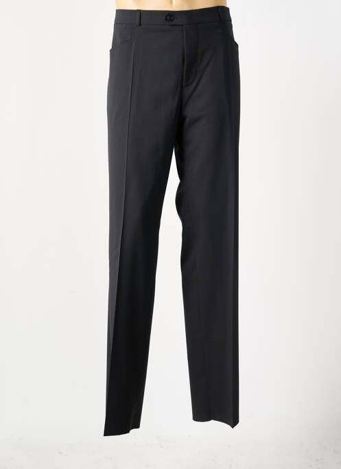 Pantalon droit noir LUCAS DELLI pour homme