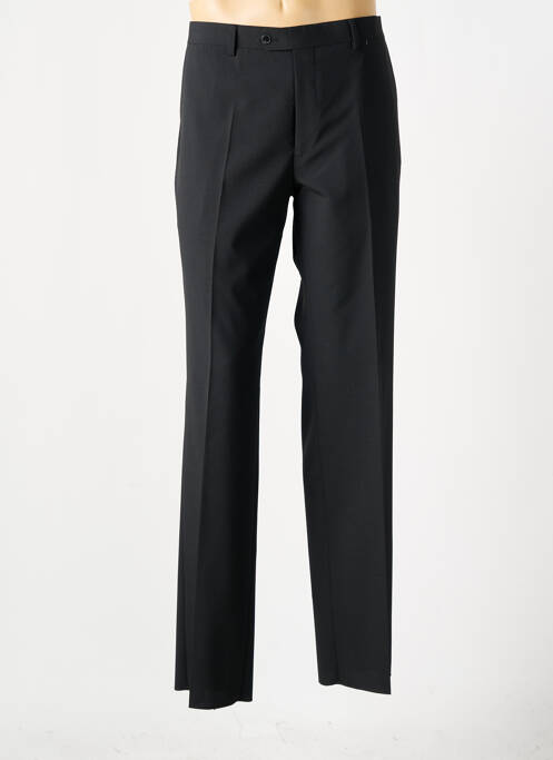 Pantalon droit noir LUCAS DELLI pour homme