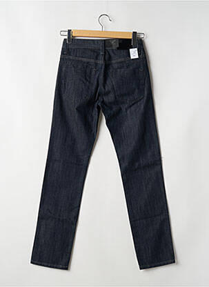 Jeans coupe droite fermeture zippée sous rabat boutonné taille normale bleu GNIOUS homme