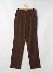 Pantalon droit marron CAFONE pour homme seconde vue