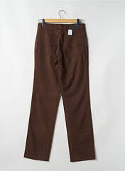 Pantalon droit marron CAFONE pour homme seconde vue