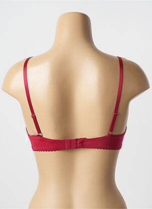 Soutien-gorge effet matière satinée haut soutien-gorge push-up rouge AUBADE femme