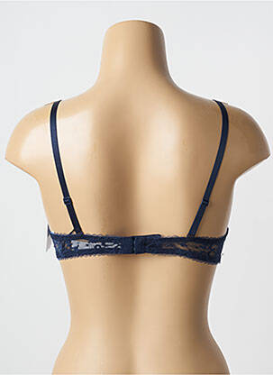 Soutien-gorge effet matière satinée haut soutien-gorge push-up bleu AUBADE femme