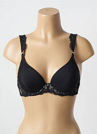 Soutien-gorge effet matière satinée haut soutien-gorge moulé noir AUBADE femme