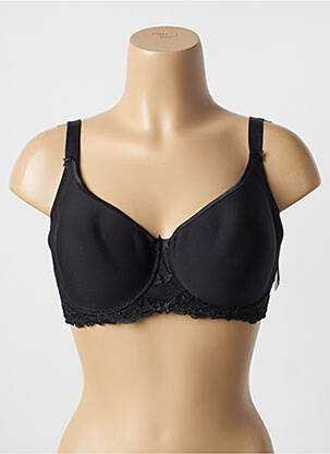 Soutien-gorge effet matière satinée haut soutien-gorge moulé noir AUBADE femme