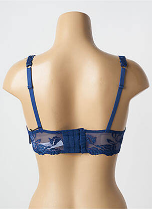 Soutien-gorge effet matière satinée haut soutien-gorge moulé bleu AUBADE femme