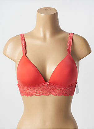 Soutien-gorge sans armature haut soutien-gorge moulé orange AUBADE femme