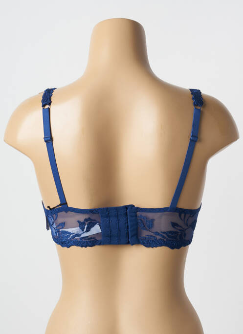Soutien-gorge effet matière satinée haut soutien-gorge moulé bleu AUBADE femme
