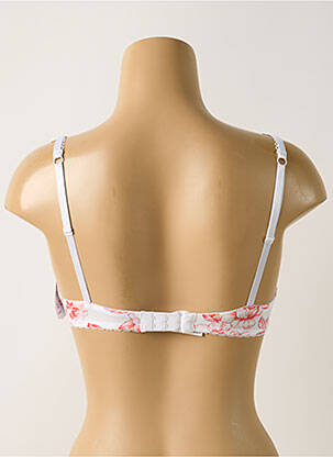 Soutien-gorge effet matière satinée haut soutien-gorge balconnet blanc AUBADE femme
