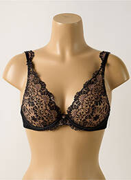 Soutien-gorge légère et transparente haut soutien-gorge emboitant noir AUBADE femme