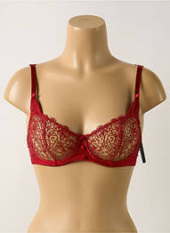 Soutien-gorge légère et transparente haut soutien-gorge emboitant rouge AUBADE femme