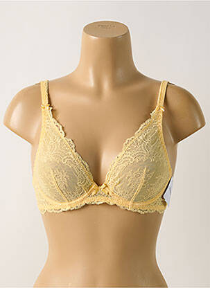 Soutien-gorge légère et transparente haut soutien-gorge emboitant jaune AUBADE femme