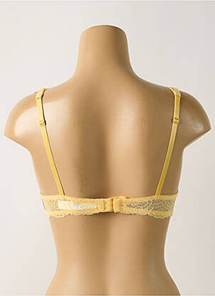 Soutien-gorge légère et transparente haut soutien-gorge emboitant jaune AUBADE femme