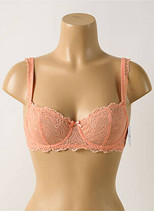 Soutien-gorge légère et transparente haut soutien-gorge emboitant orange AUBADE femme