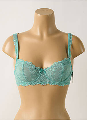 Soutien-gorge légère et transparente haut soutien-gorge emboitant bleu AUBADE femme