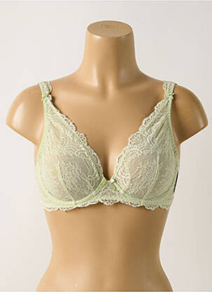 Soutien-gorge légère et transparente haut soutien-gorge emboitant vert clair AUBADE femme
