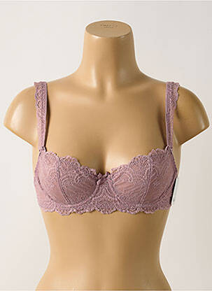 Soutien-gorge légère et transparente haut soutien-gorge emboitant violet AUBADE femme