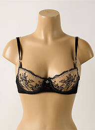 Soutien-gorge légère et transparente haut soutien-gorge emboitant noir AUBADE femme