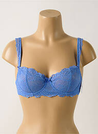 Soutien-gorge légère et transparente haut soutien-gorge emboitant bleu AUBADE femme
