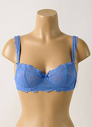 Soutien-gorge légère et transparente haut soutien-gorge emboitant bleu AUBADE femme