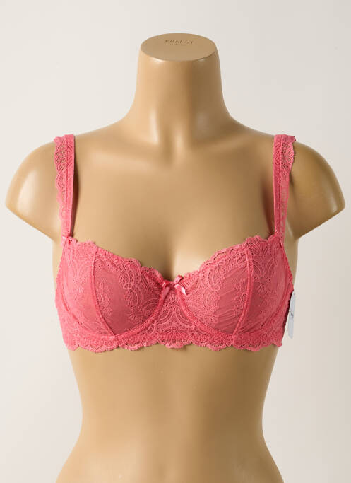 Soutien-gorge légère et transparente haut soutien-gorge emboitant rose AUBADE femme