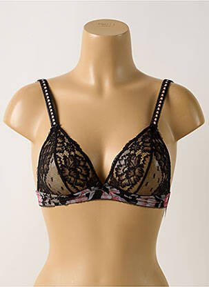 Soutien-gorge sans armature haut triangles noir AUBADE femme