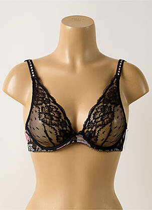 Soutien-gorge légère et transparente haut soutien-gorge emboitant noir AUBADE femme