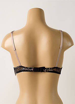 Soutien-gorge effet matière satinée haut soutien-gorge moulé noir AUBADE femme