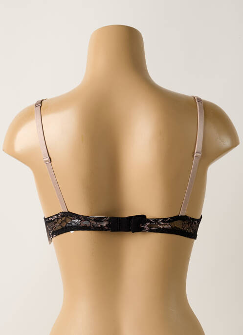 Soutien-gorge effet matière satinée haut soutien-gorge moulé noir AUBADE femme