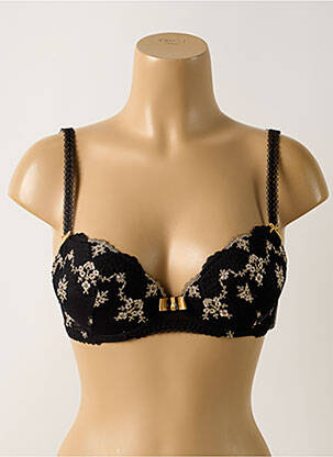 Soutien-gorge broderie haut soutien-gorge moulé noir AUBADE femme