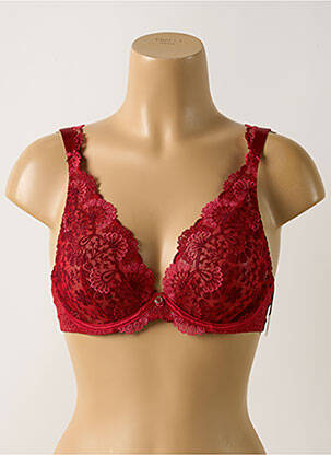 Soutien-gorge légère et transparente haut soutien-gorge emboitant rouge AUBADE femme