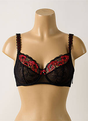 Soutien-gorge légère et transparente haut soutien-gorge emboitant noir AUBADE femme