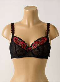 Soutien-gorge légère et transparente haut soutien-gorge emboitant noir AUBADE femme