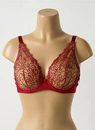 Soutien-gorge légère et transparente haut soutien-gorge emboitant rouge AUBADE femme