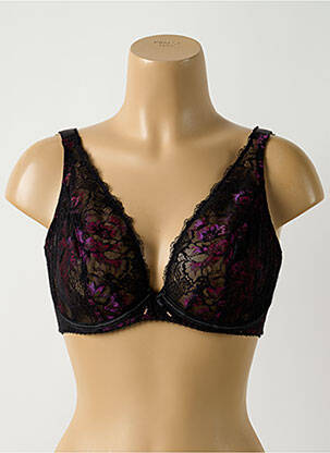 Soutien-gorge légère et transparente haut soutien-gorge emboitant noir AUBADE femme