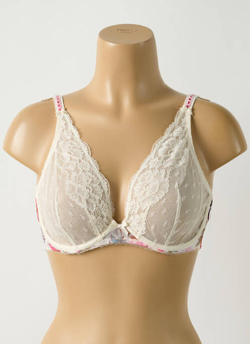 Soutien-gorge légère et transparente haut soutien-gorge emboitant blanc AUBADE femme