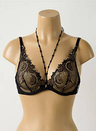 Soutien-gorge légère et transparente haut soutien-gorge emboitant noir AUBADE femme