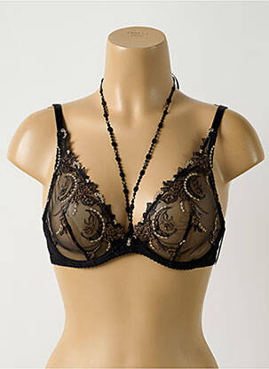 Soutien-gorge légère et transparente haut soutien-gorge emboitant noir AUBADE femme