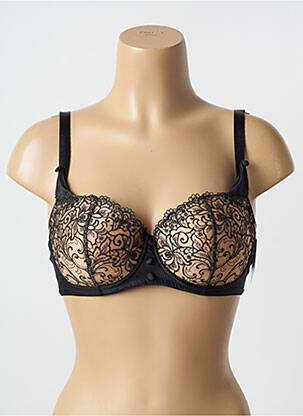 Soutien-gorge légère et transparente haut soutien-gorge emboitant noir AUBADE femme