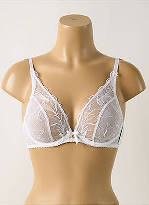 Soutien-gorge légère et transparente haut soutien-gorge emboitant blanc AUBADE femme