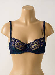 Soutien-gorge légère et transparente haut soutien-gorge emboitant bleu AUBADE femme