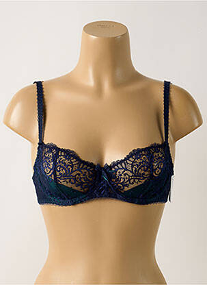 Soutien-gorge légère et transparente haut soutien-gorge emboitant bleu AUBADE femme